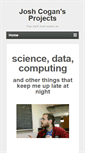 Mobile Screenshot of joshcogan.com